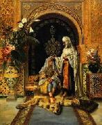 unknow artist, Arab or Arabic people and life. Orientalism oil paintings  235